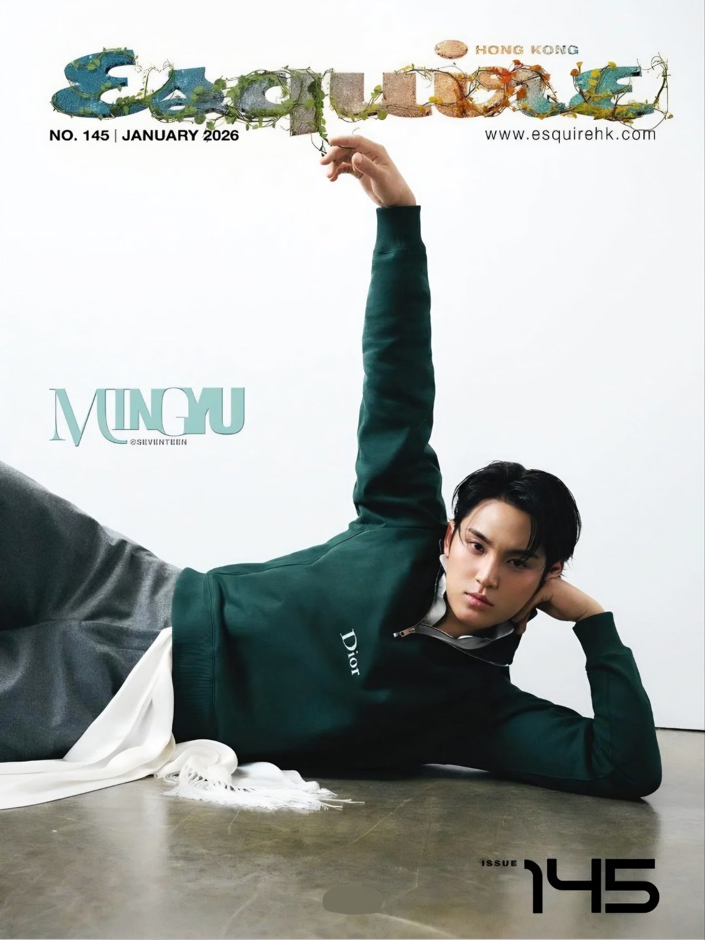 SEVENTEEN - ESQUIRE Hong Kong January 2026 COVER: MINGYU (Version choice)