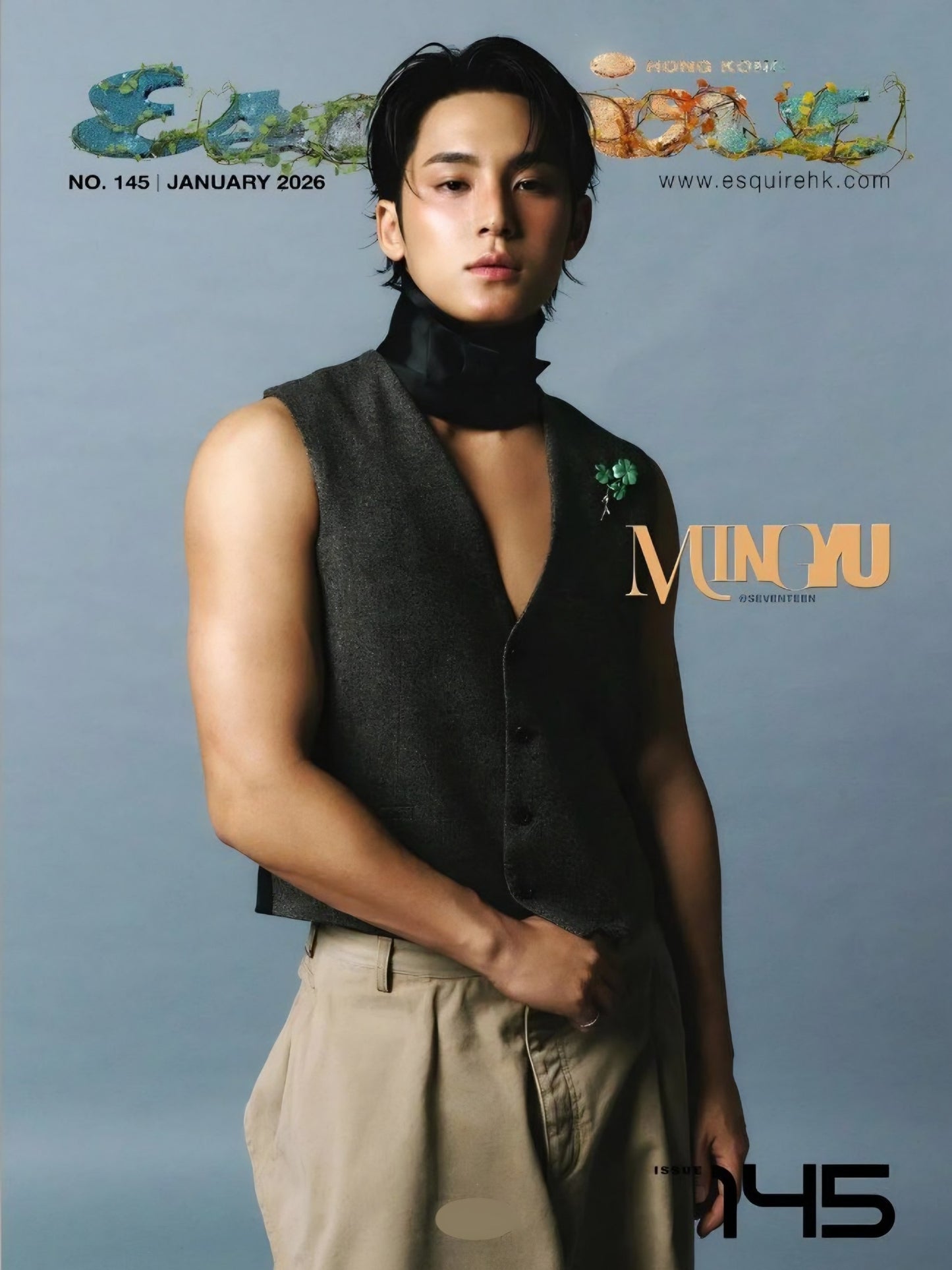 SEVENTEEN - ESQUIRE Hong Kong January 2026 COVER: MINGYU (Version choice)