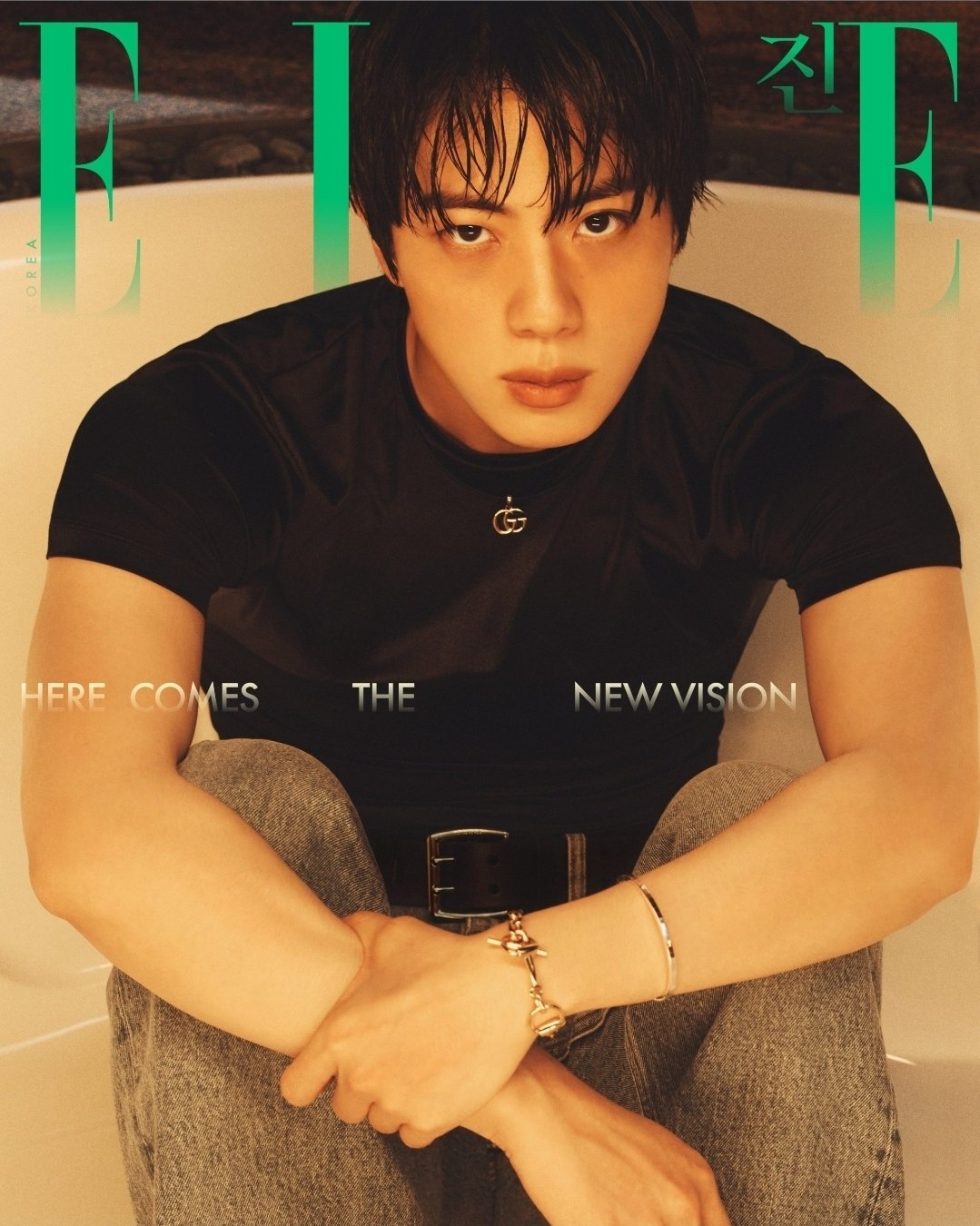 BTS – ELLE Korea Magazine August 2026 – Cover : Jin (Version Choice)