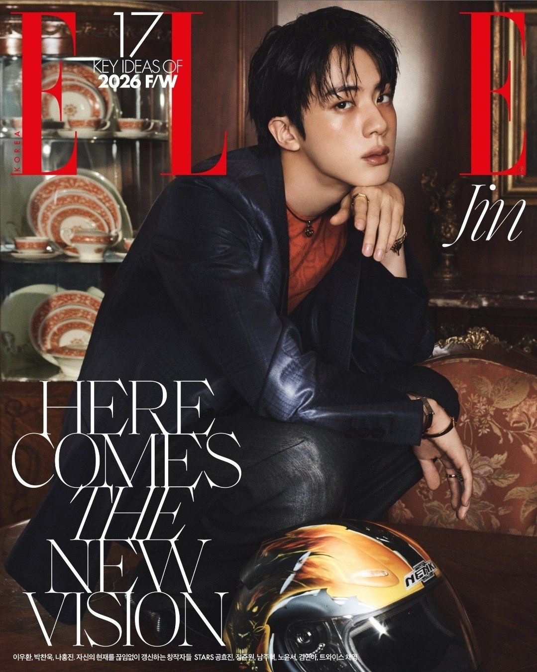 BTS – ELLE Korea Magazine August 2026 – Cover : Jin (Version Choice)