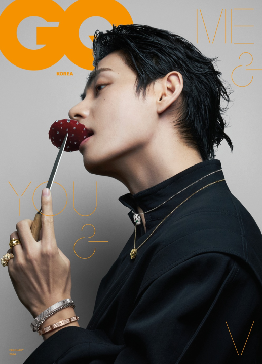 BTS – GQ Korea Magazine February 2026 – COVER: V (Version Choice)