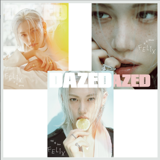 Stray Kids – DAZED Korea Magazine April 2026 – Cover : Felix (Version Choice)