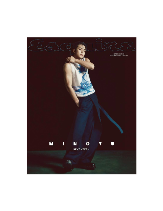 SEVENTEEN – Esquire Magazine December 2024 – Cover: MINGYU