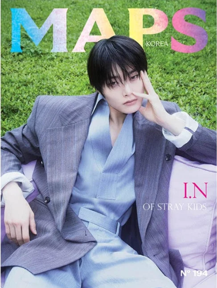STRAY KIDS – Maps Magazine Summer 2025 – Cover: I.N