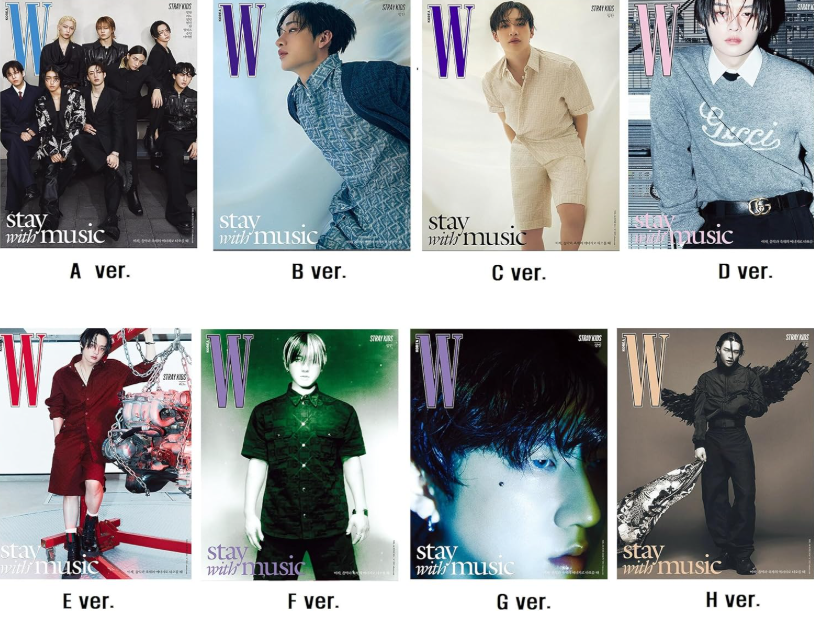 STRAY KIDS – W Korea Magazine June 2024 (Version Choice)