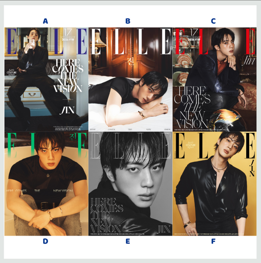 BTS – ELLE Korea Magazine August 2026 – Cover : Jin (Version Choice)